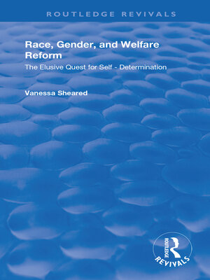 cover image of Race, Gender, and Welfare Reform